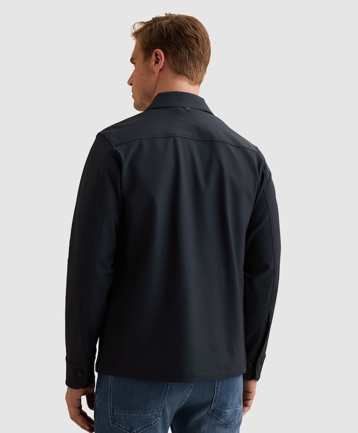 Heren overshirt blauw
