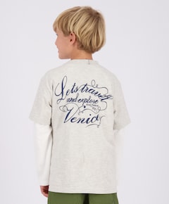 Jongens T-shirt ecru