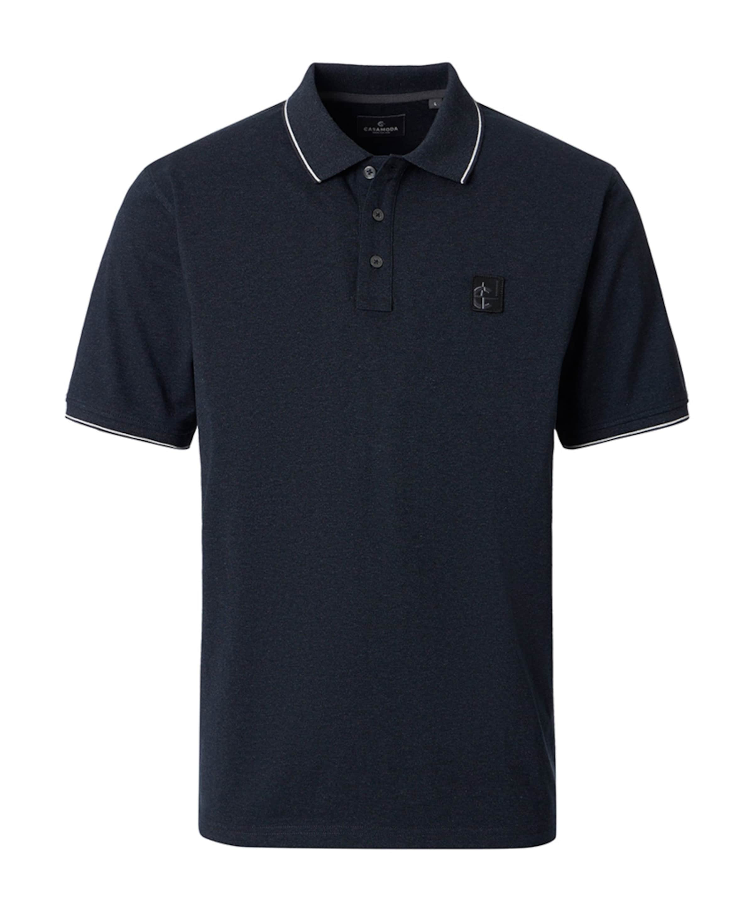 Heren polo blauw