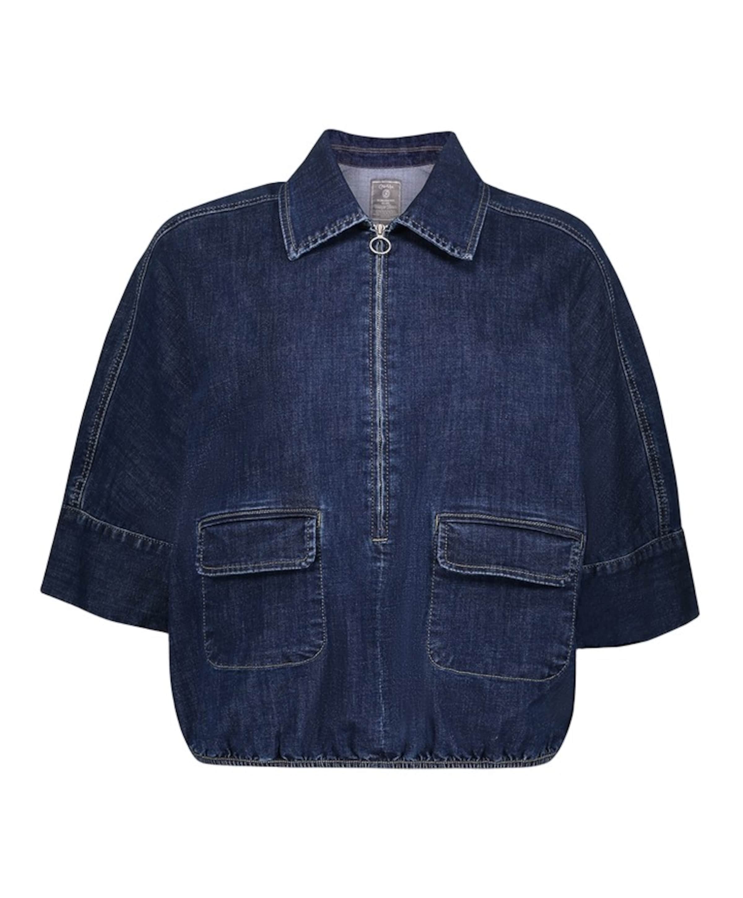 Dames blouse blauw