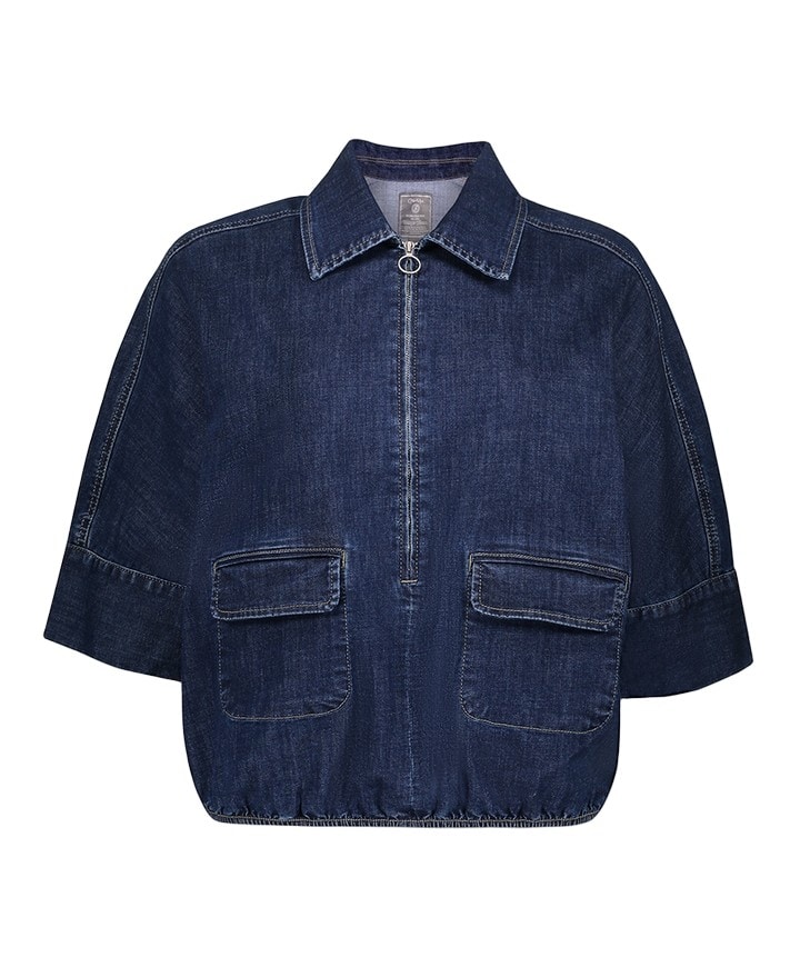 Dames blouse blauw