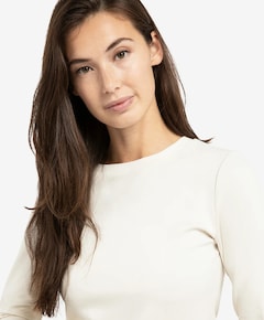 Dames longsleeve ecru