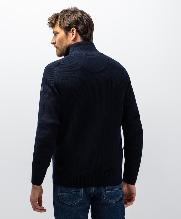 Heren vest blauw
