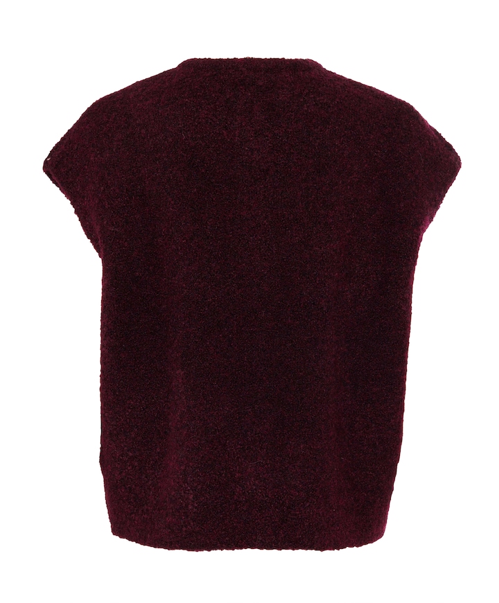 Gilet bordeaux