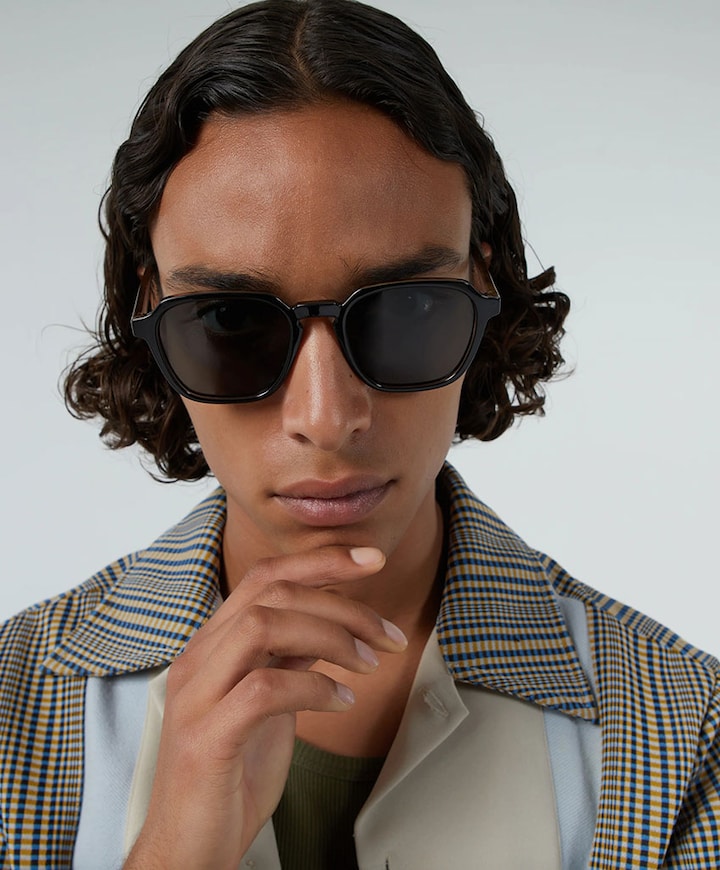 Heren zonnebril zwart