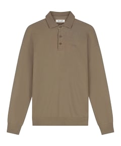 Heren polo bruin