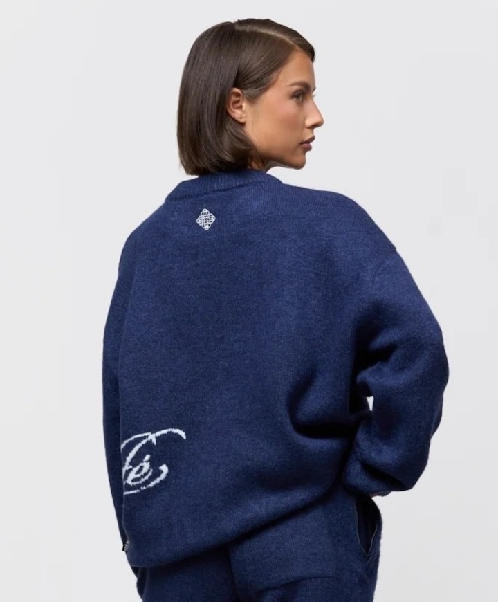 Uniseks sweater blauw
