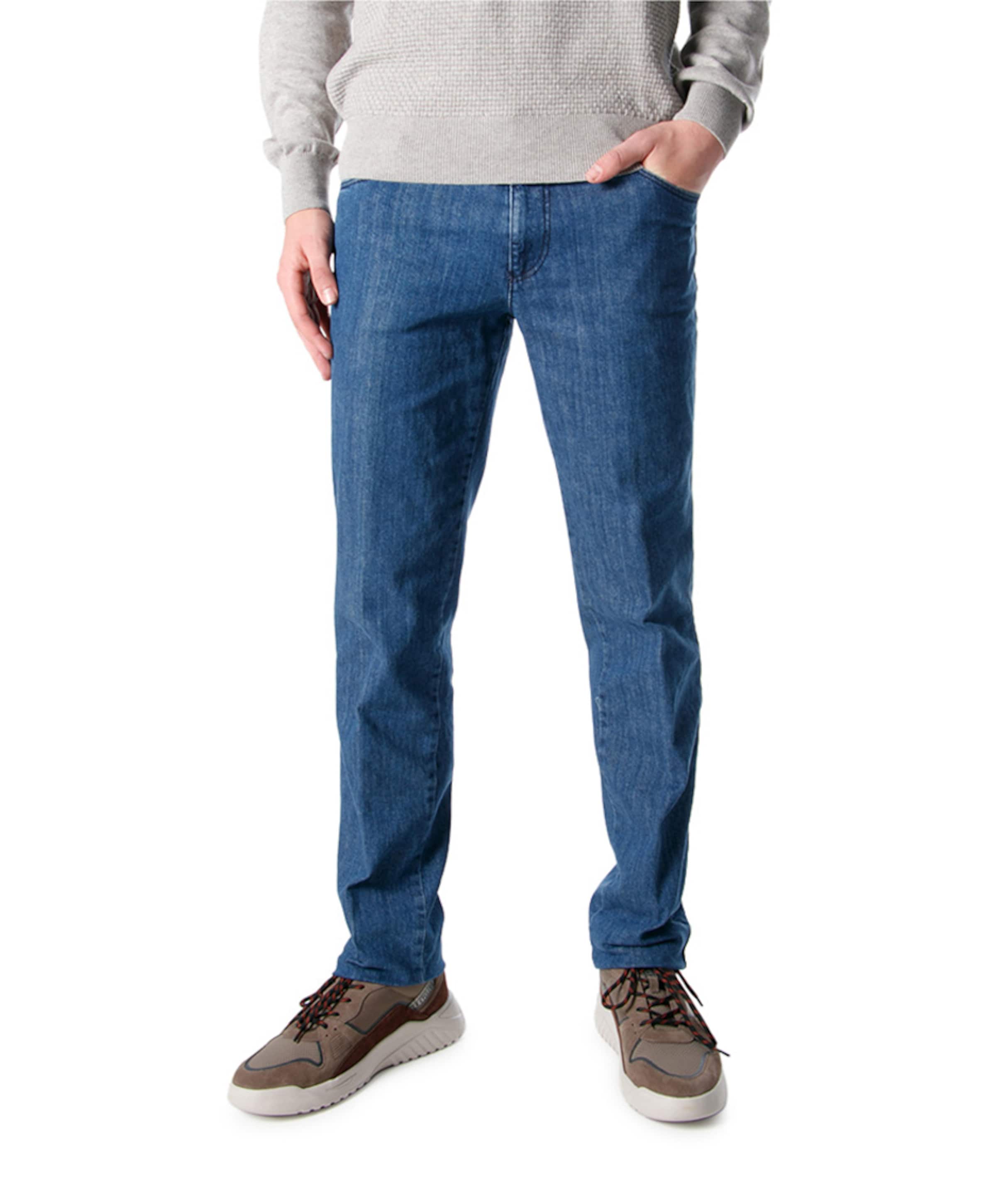 Swing Front Basic Jeans blauw