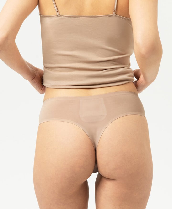 Dames string beige