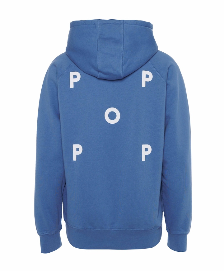 Heren hoodie blauw