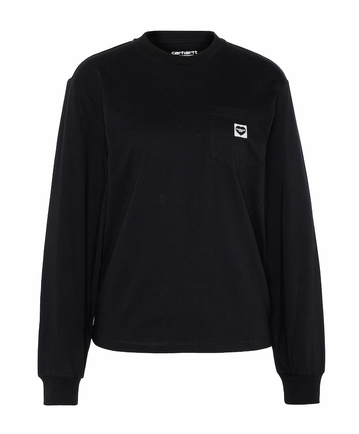 Dames longsleeve zwart