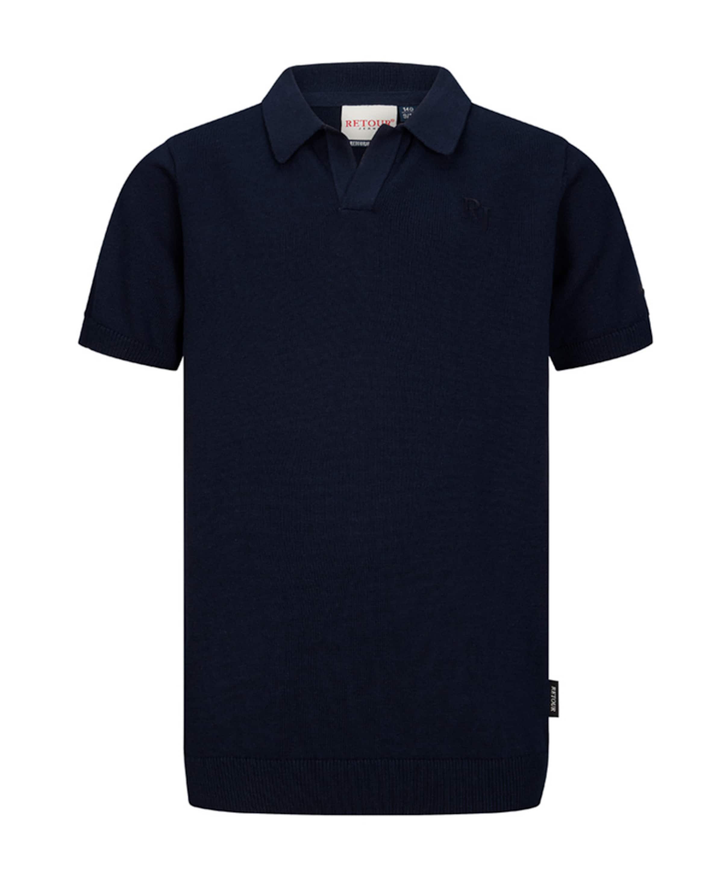Jongens polo blauw