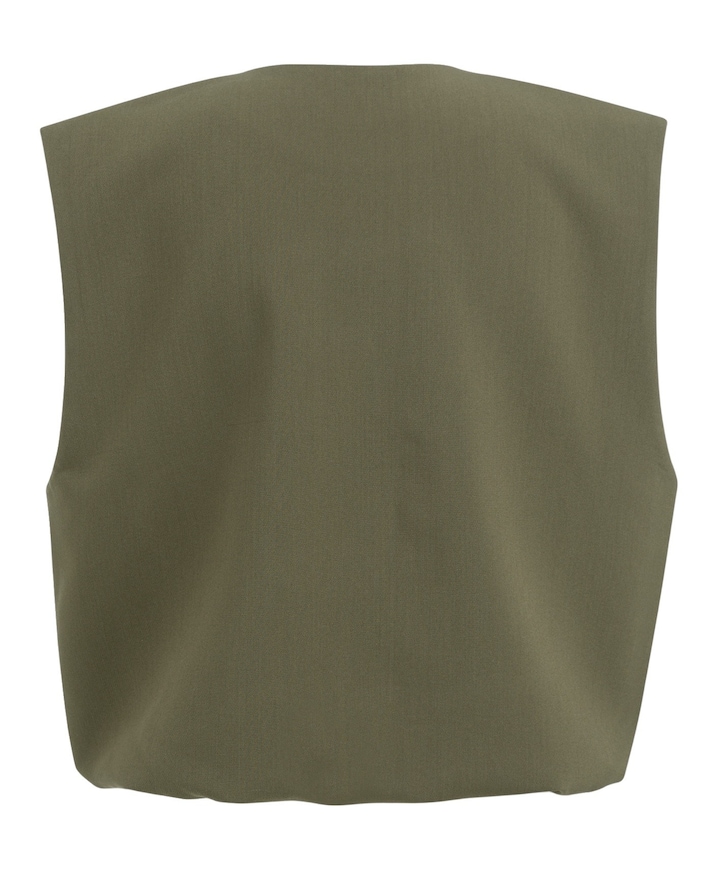 Dames gilet groen