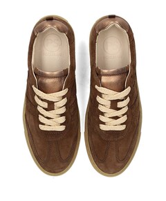 Silk dames sneakers bruin