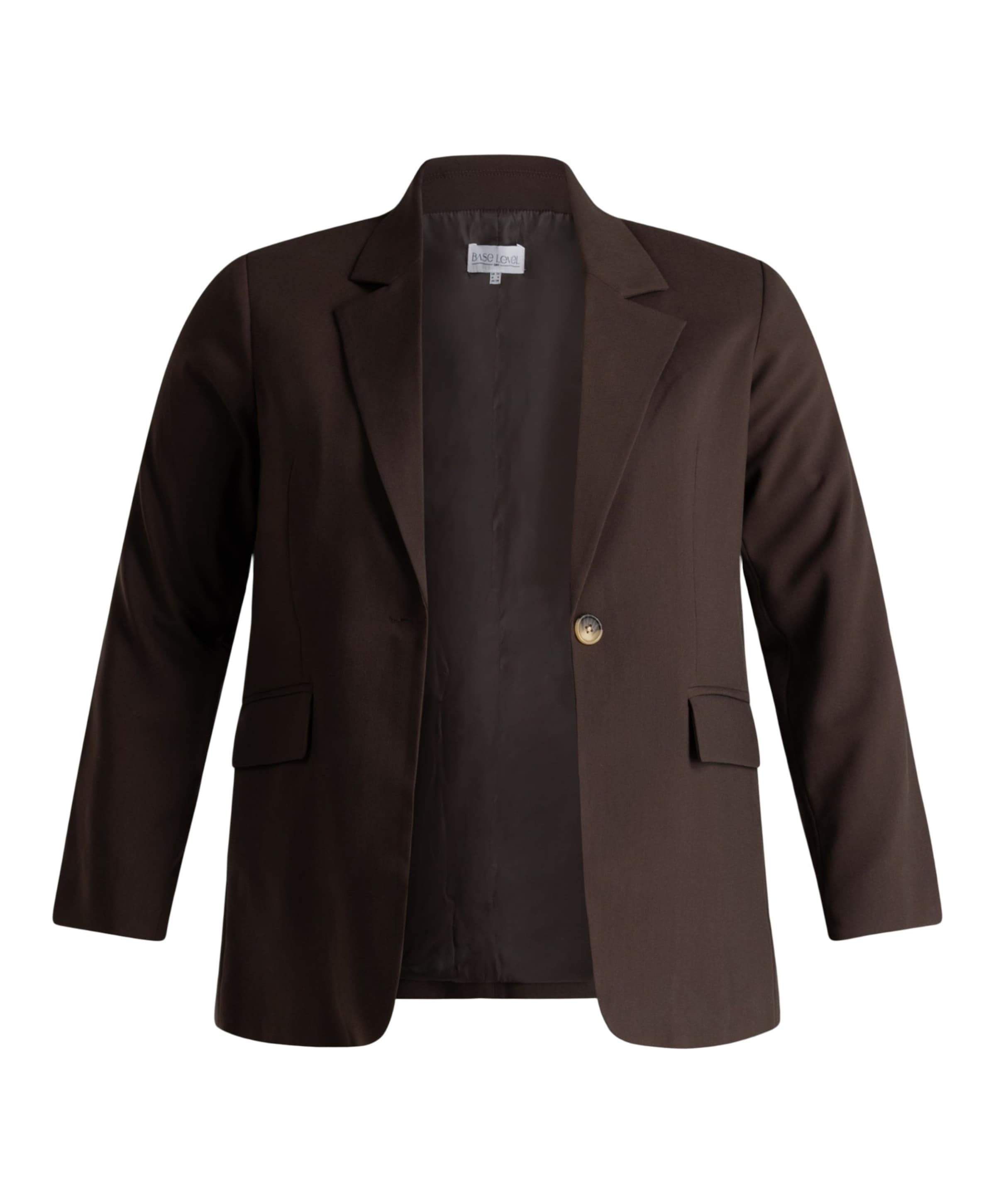 Dames blazer bruin