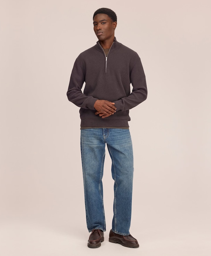 Heren sweater bruin