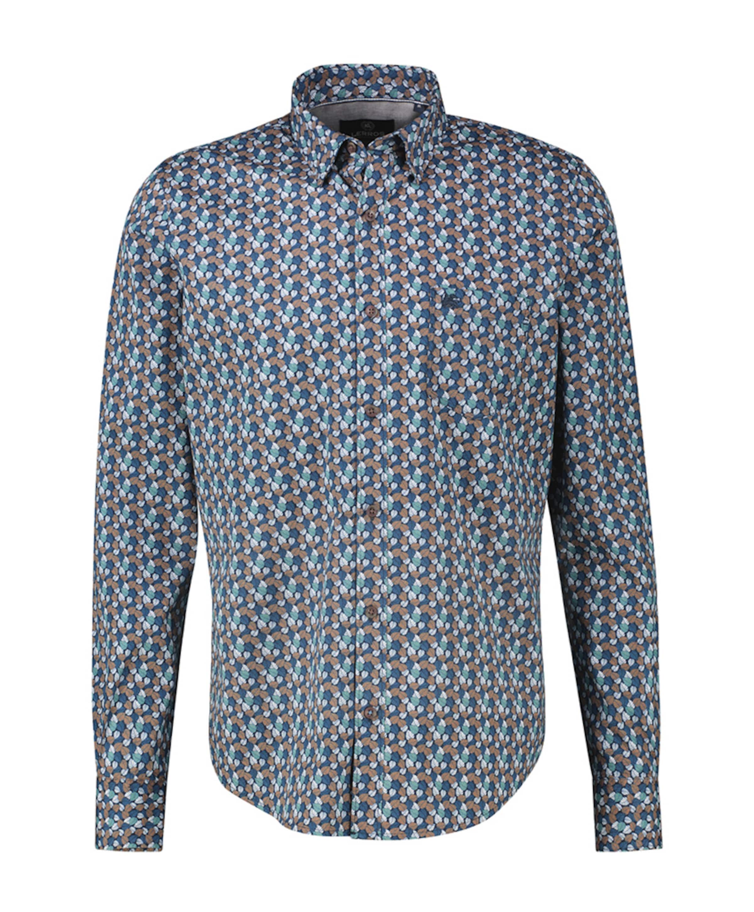 Overhemd lange mouw blauw