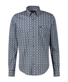 Overhemd lange mouw blauw