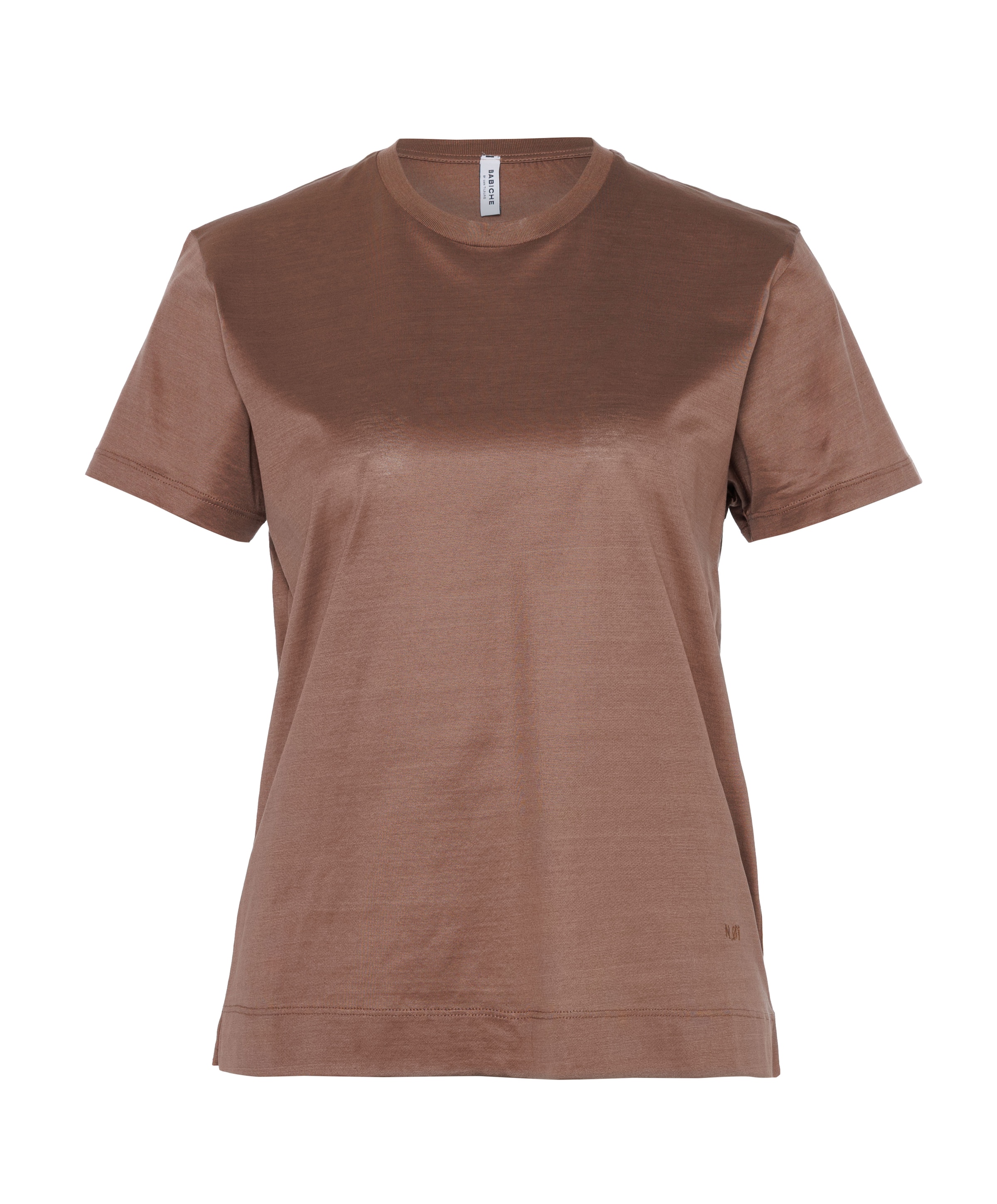 Dames T-shirt bruin