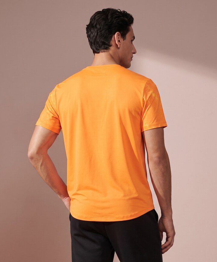 Heren t-shirt oranje