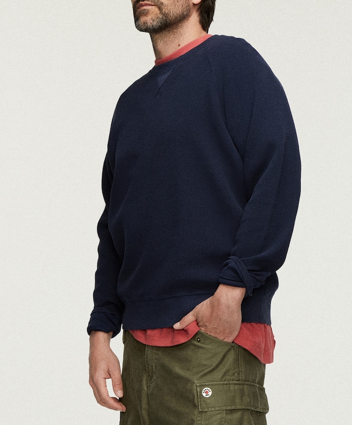 Heren trui blauw