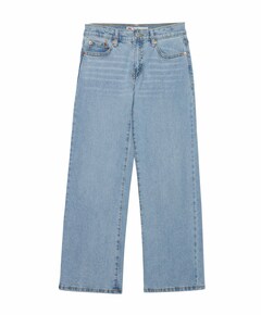 Wide leg jeans meisjes jeans blauw
