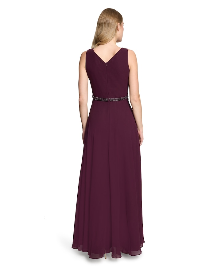 Dames jurk bordeaux