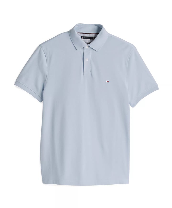 Heren polo blauw