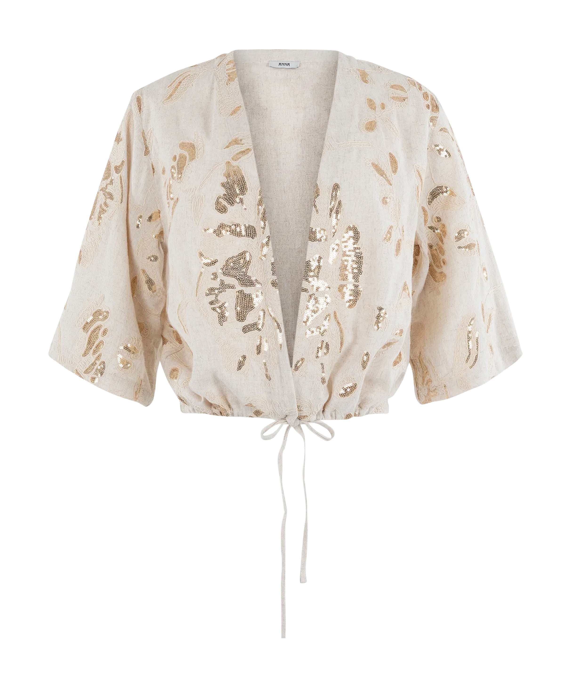 Dames blouse beige