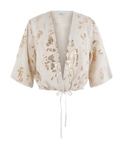 Dames blouse beige