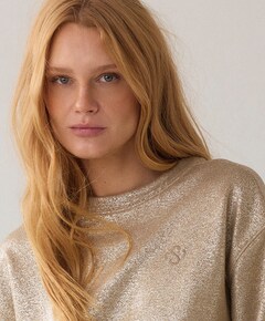 Dames sweater goud
