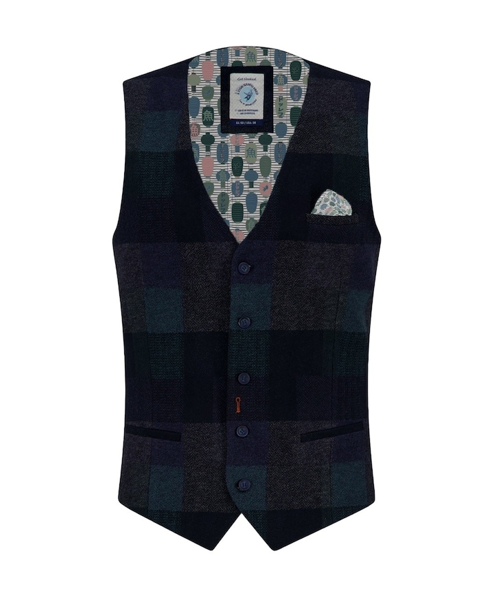 Heren gilet groen