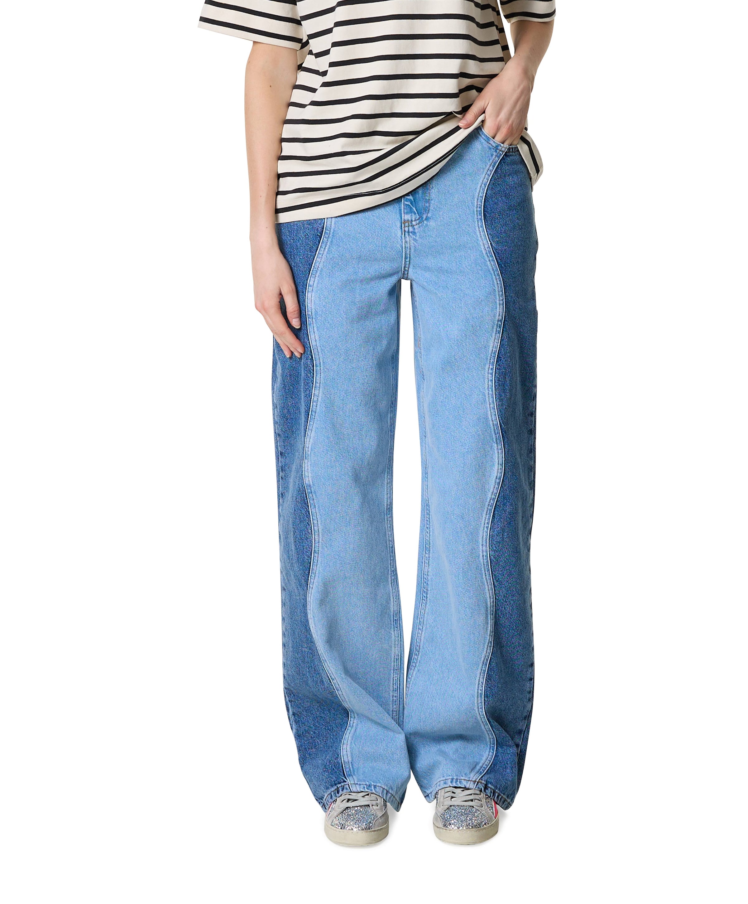 YVE-PA dames jeans blauw