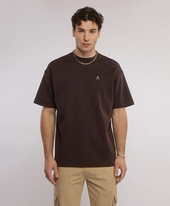 Heren T-shirt bruin