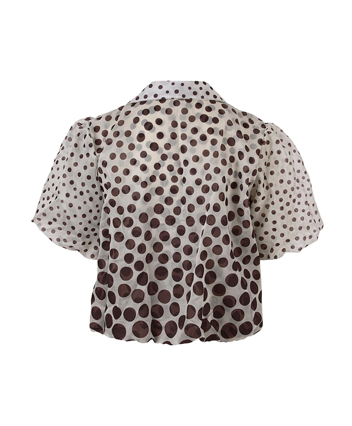 Dames blouse bruin