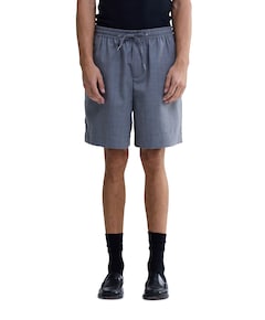 Wool Work Shorts heren korte broek grijs