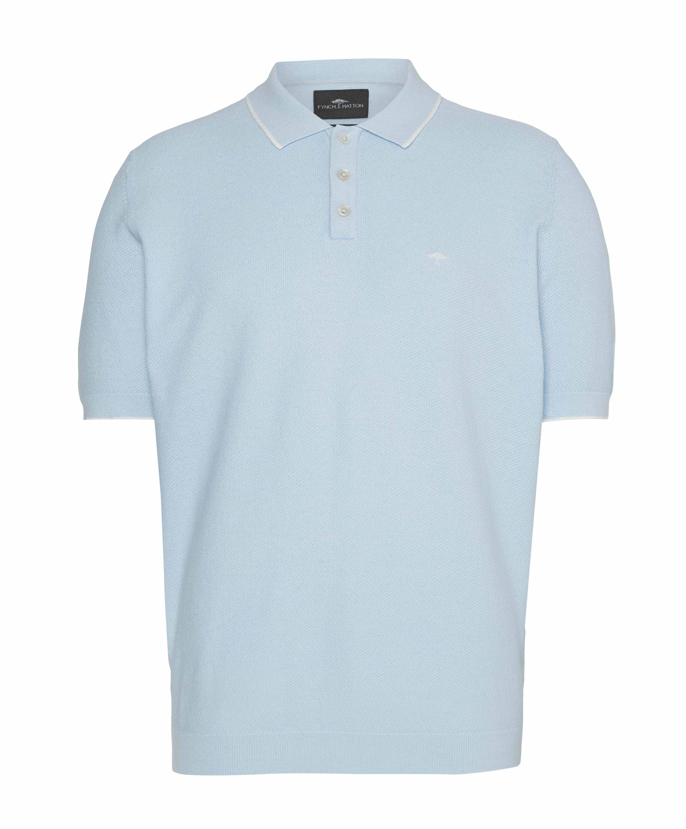 Heren polo blauw