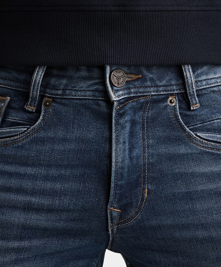 SKYRAK HORIZON MID BLUE heren jeans blauw