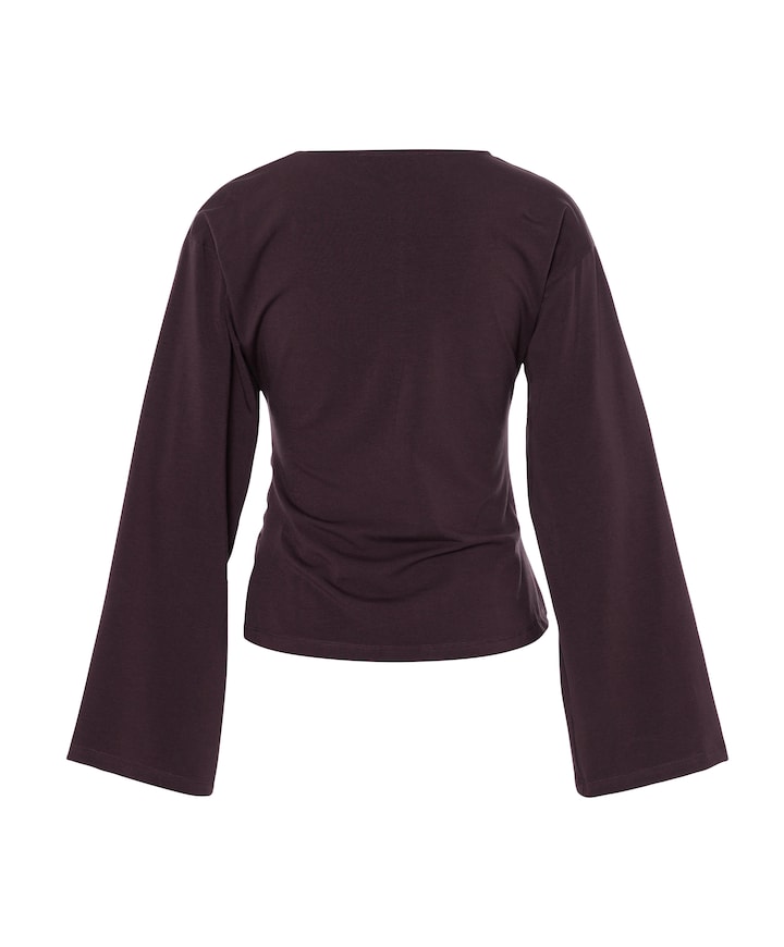 Dames longsleeve bordeaux