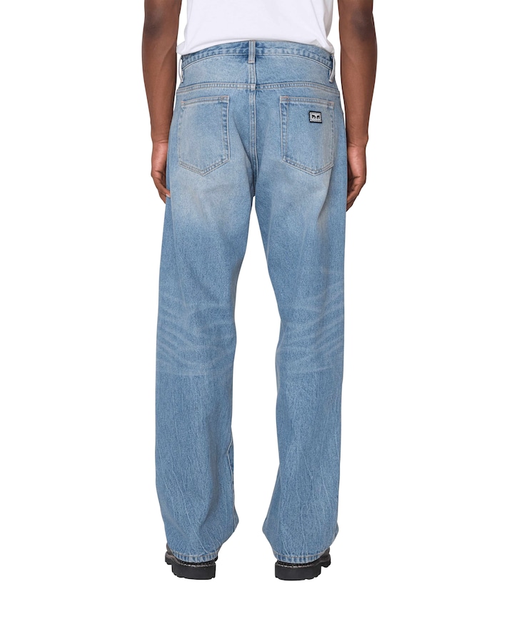Boxcar Straight Leg Denim heren jeans blauw