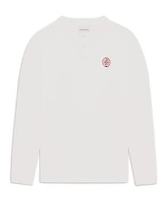 Heren longsleeve ecru