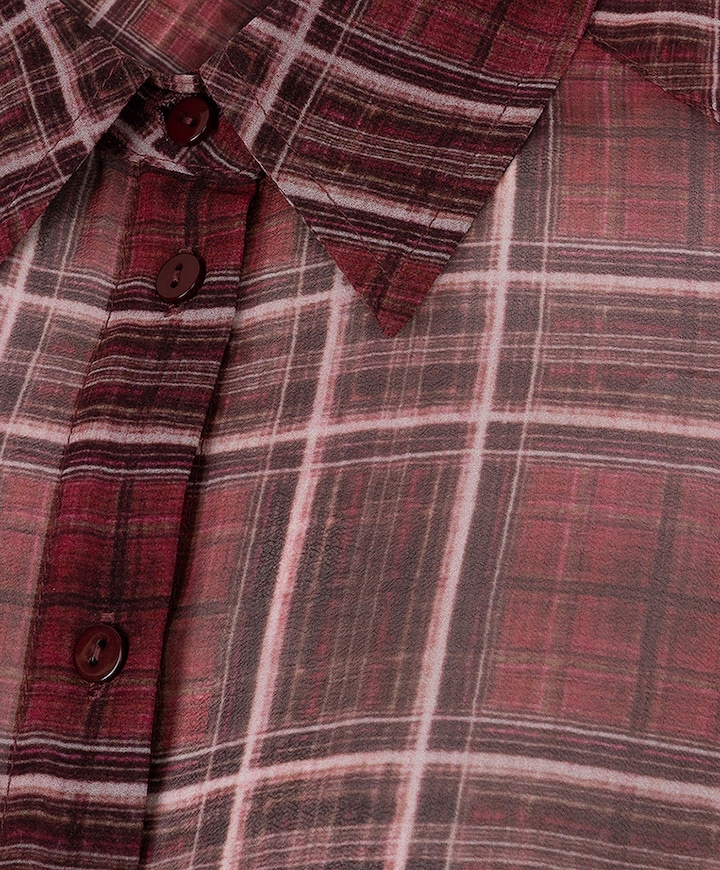 Dames blouse bordeaux