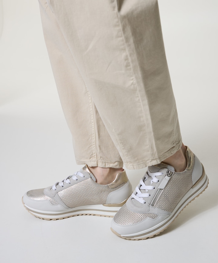 dames sneakers beige