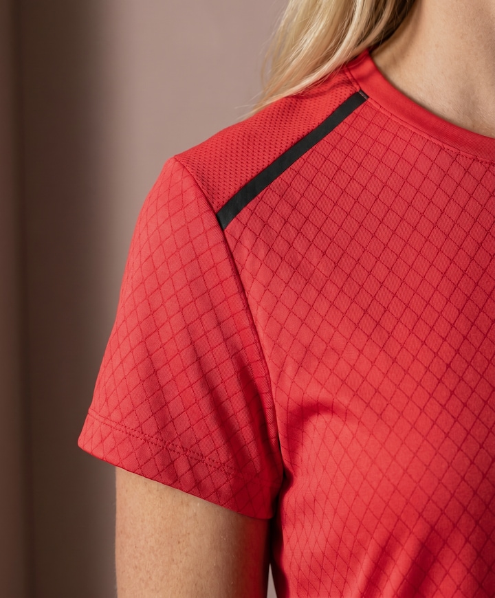 Dames t-shirt rood