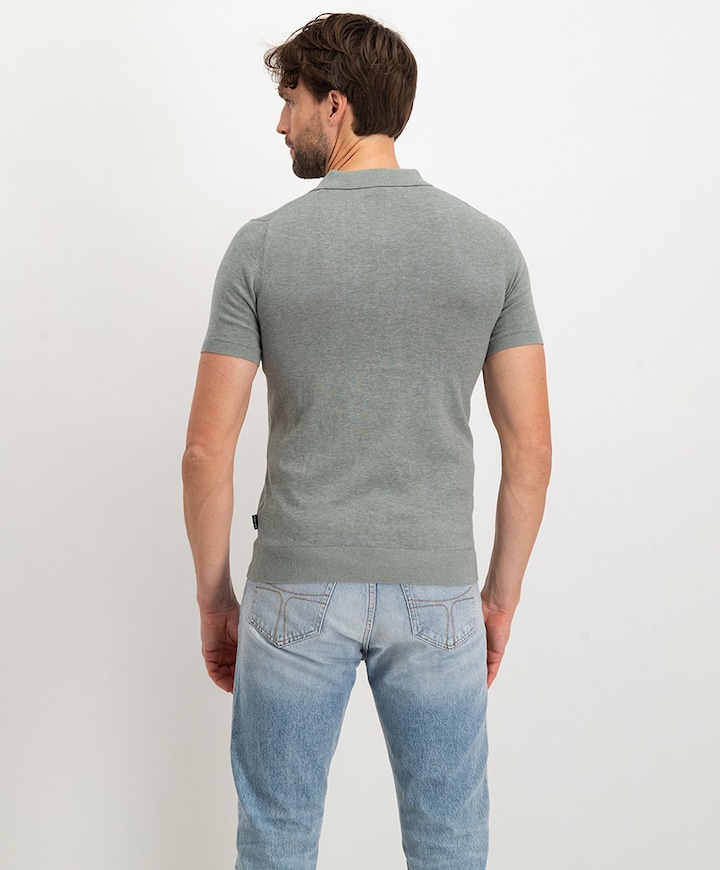 Heren polo groen