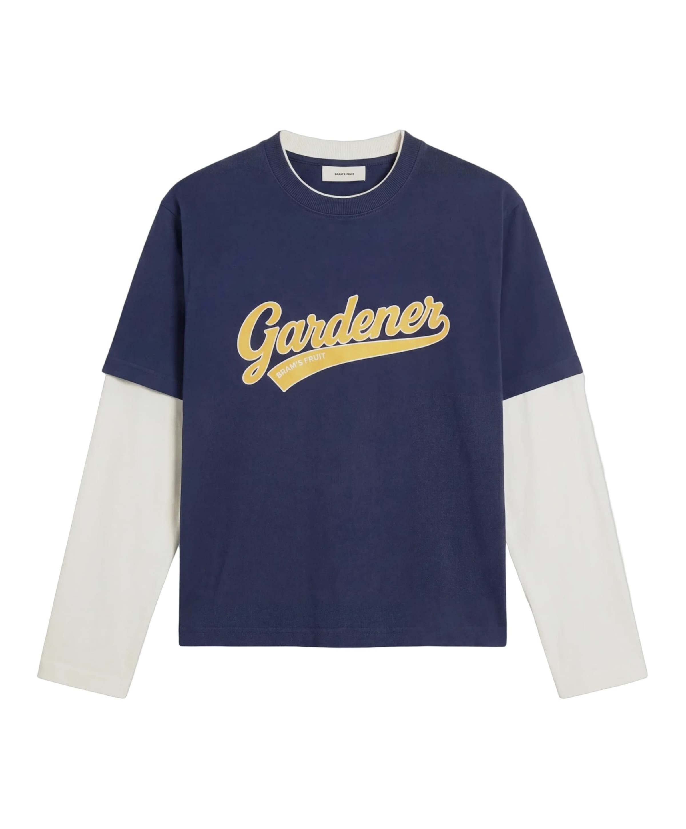 Heren longsleeve blauw