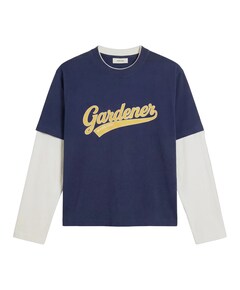 Heren longsleeve blauw