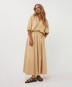 Dames rok beige