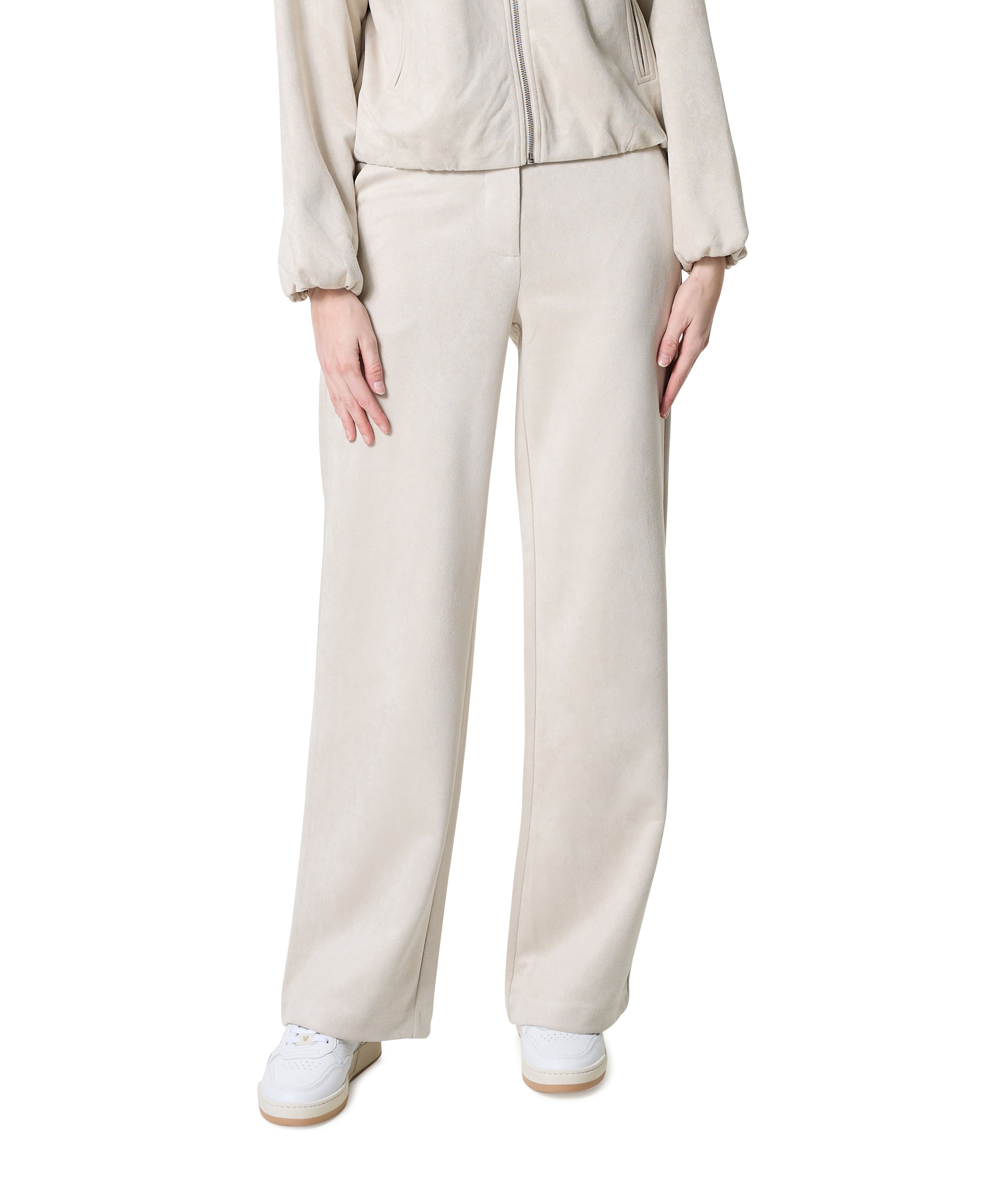 FQDUVA-PANTS dames broek beige