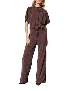Girl-ju4 dames jumpsuit bruin